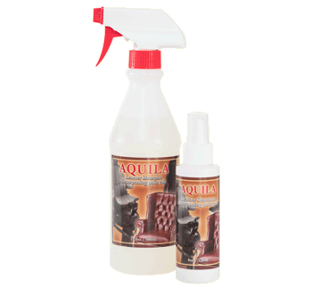 Nettoyeur pour le cuir Aquila en format 500 ml-120ml