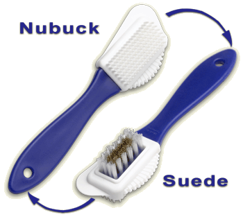 two sided brush for Suede and Nubuck