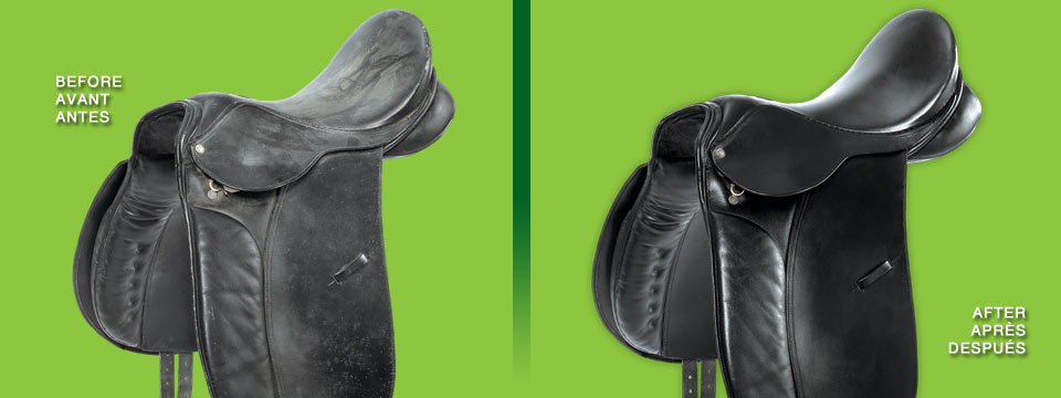 Urad's line of leather care products for tack and leather saddles