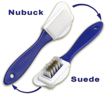 Brosse à deux face, l'une pour le suède, l'autre pour le Nubuck