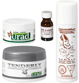 Le petit kit Urad pour la restauration de la couleur du cuir