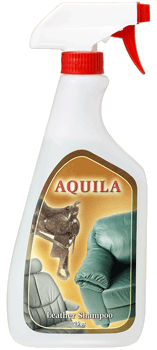 Nettoyeur pour le cuir Aquila en format 500 ml (les nouvelles bouteilles sont différentes de celle sur la photo)