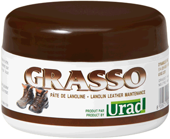 Imperméabilisant et hydratant pour le cuir GRASSO - pot de 140 ml